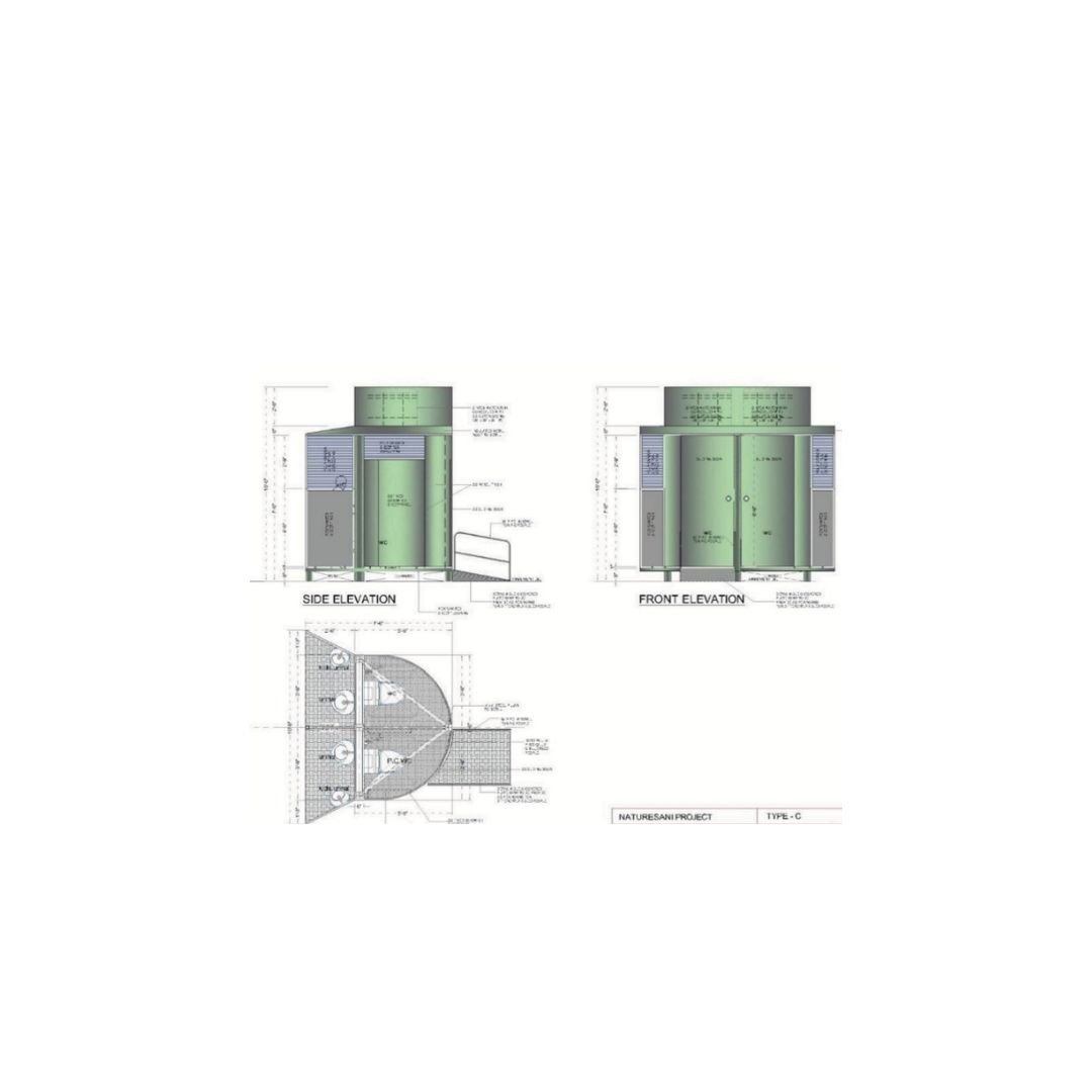 Naturesani Elite Model B (Unisex Family Toilet)